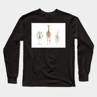 Cute animal butts Long Sleeve T-Shirt